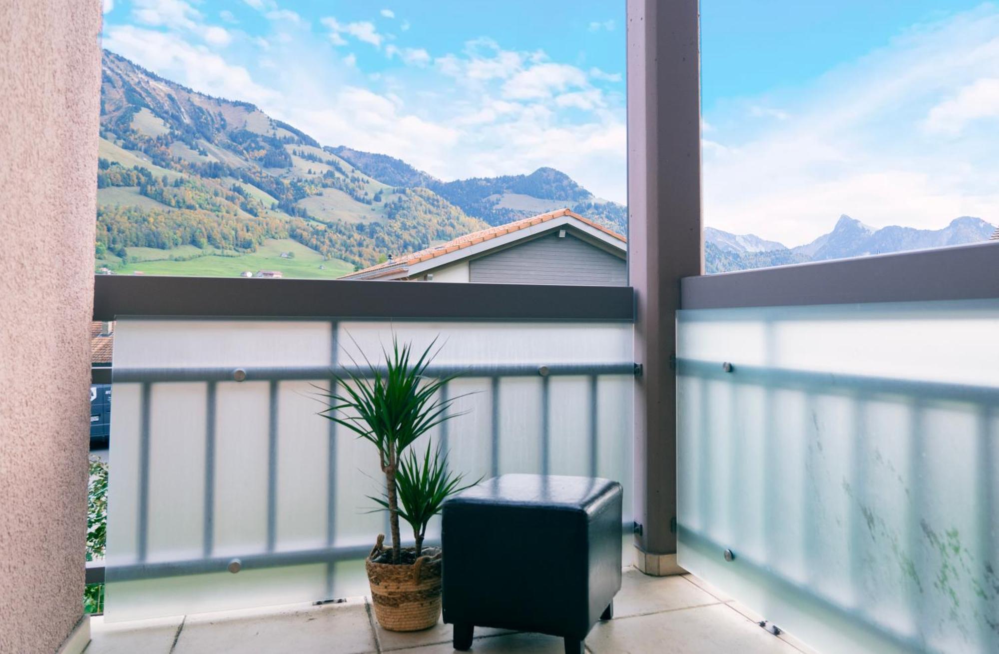 Gruyere Alpes Appartement 3 Chambres Bbq Parking Neirivue Экстерьер фото