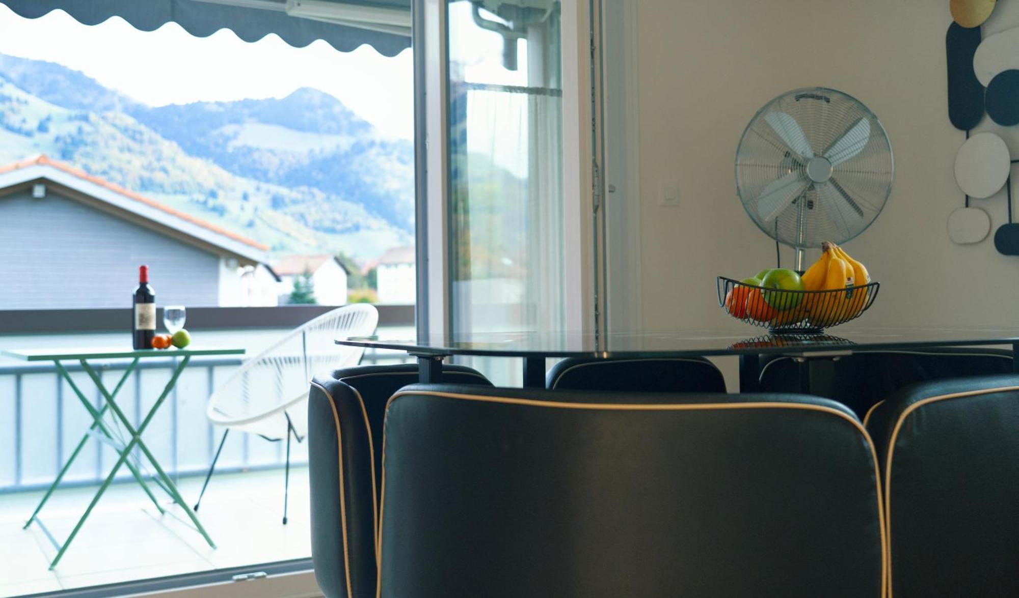 Gruyere Alpes Appartement 3 Chambres Bbq Parking Neirivue Экстерьер фото