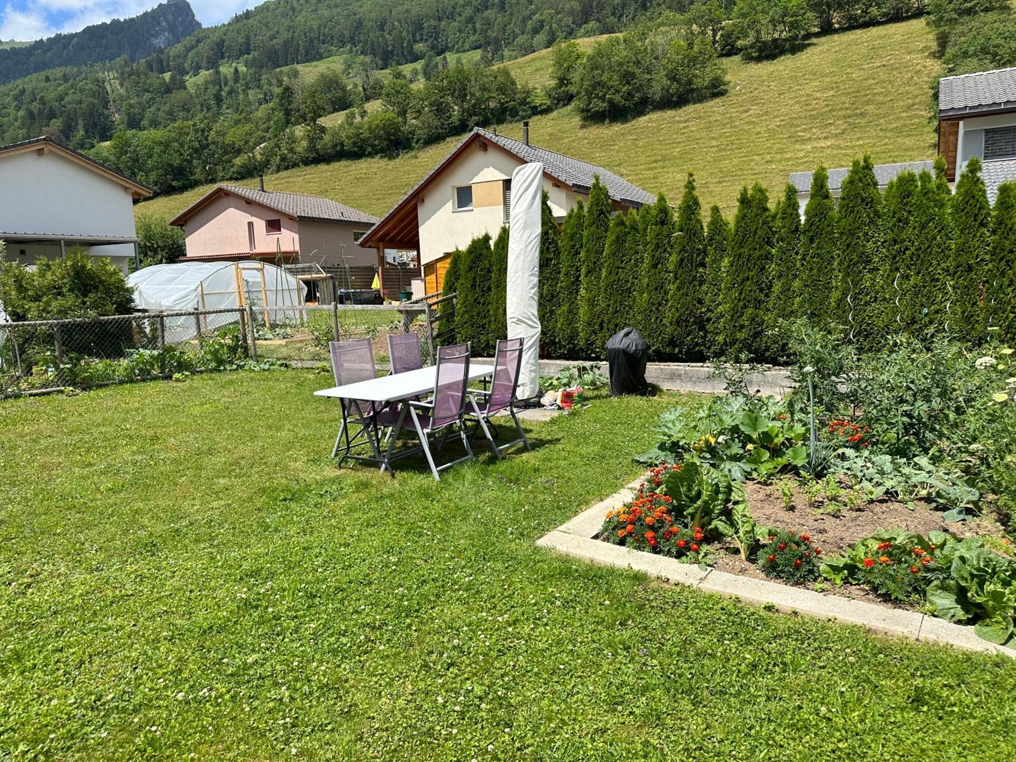 Gruyere Alpes Appartement 3 Chambres Bbq Parking Neirivue Экстерьер фото